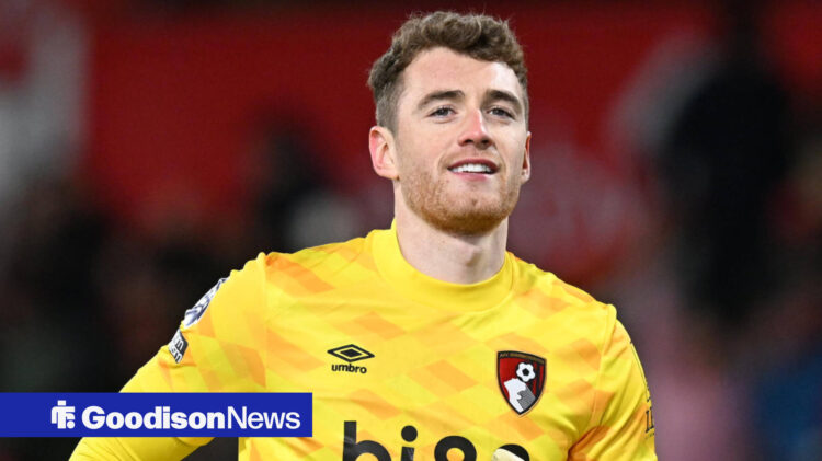 Everton target Mark Travers.