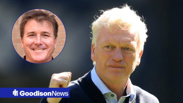 Everton manager David Moyes and Dan Friedkin