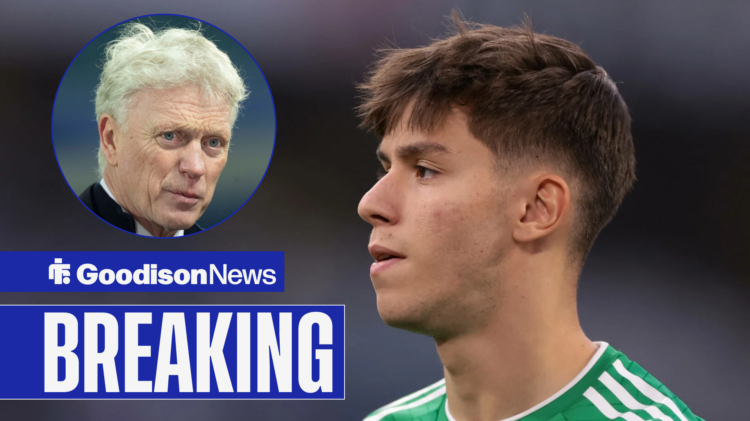 Everton manager David Moyes and Panathinaikos right-back Georgios Vagiannidis