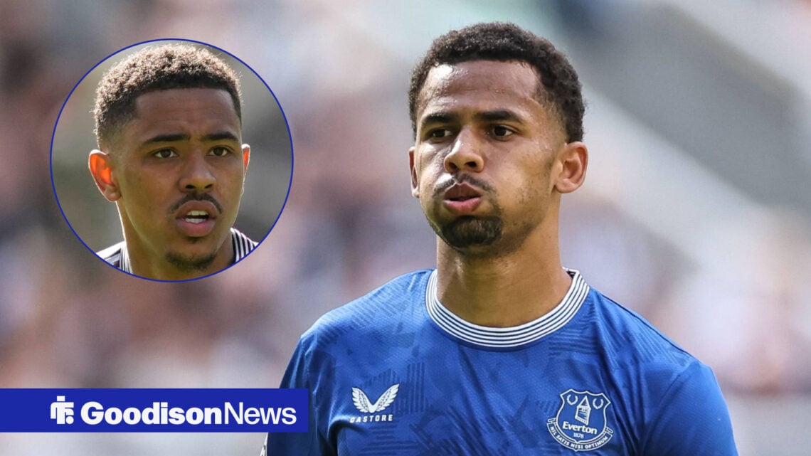 Everton forward Iliman Ndiaye and Aston Villa attacker Jacob Ramsey