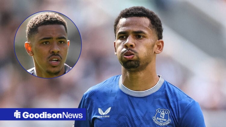 Everton forward Iliman Ndiaye and Aston Villa attacker Jacob Ramsey