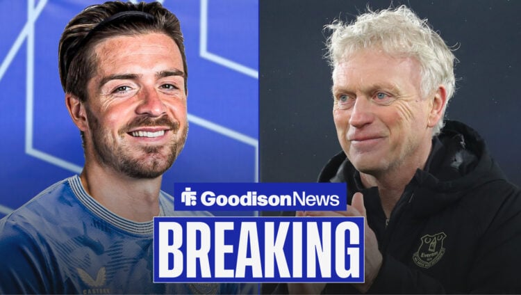 Breaking news with Everton target Jack Grealish, as David Moyes applauds.