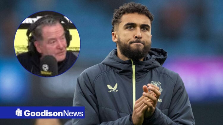 Jeff Stelling and Dominic Calvert-Lewin