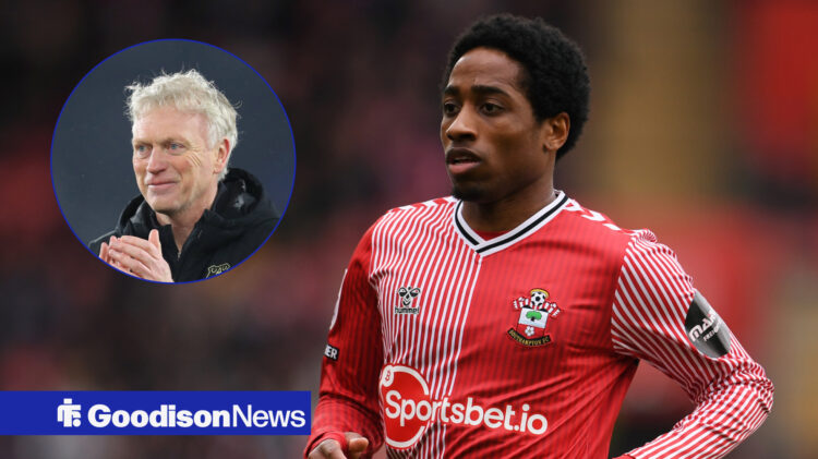 Kyle Walker-Peters and David Moyes