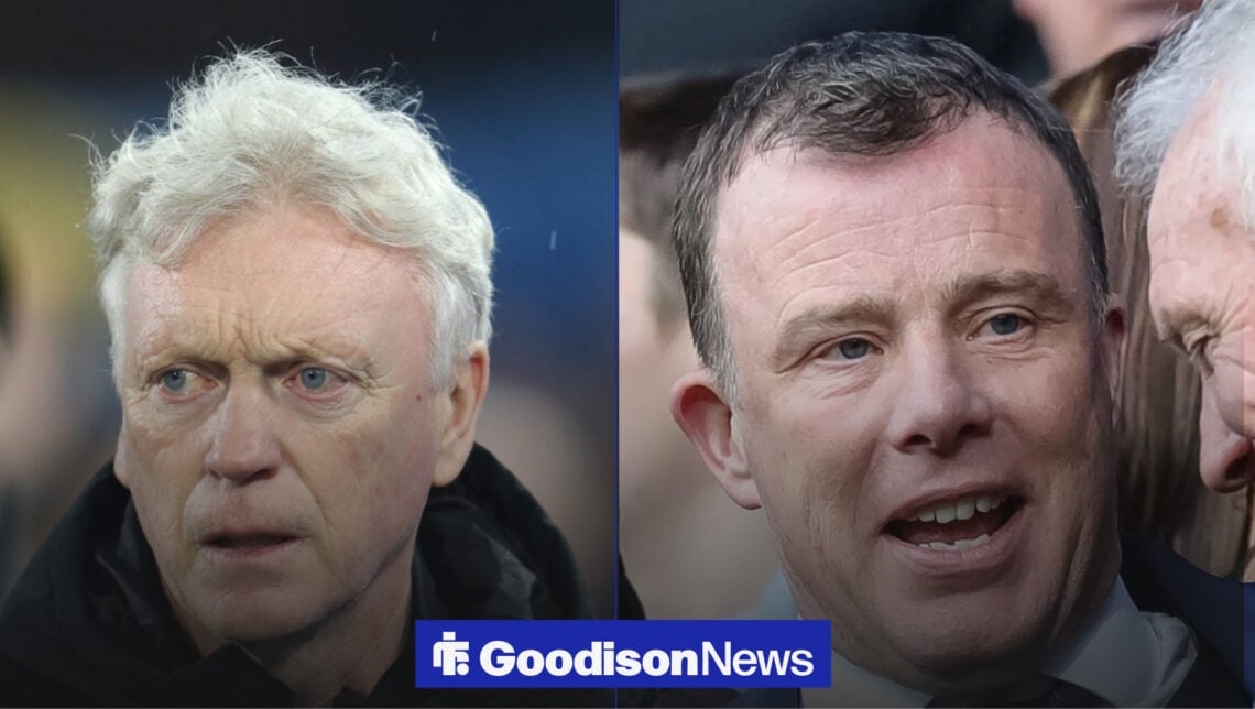David Moyes and Angus Kinnear