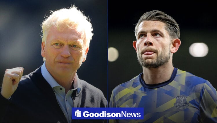 David Moyes and James Tarkowski