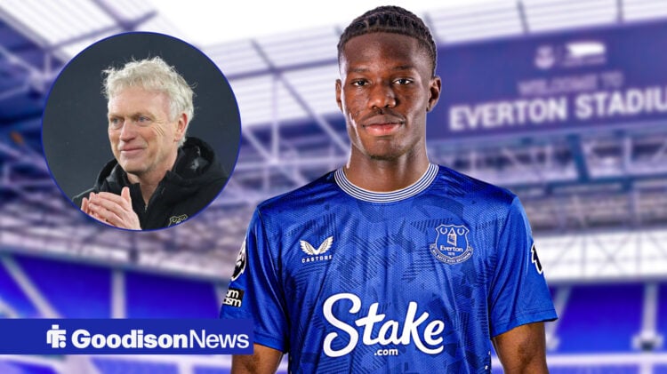 Thierno Barry and David Moyes