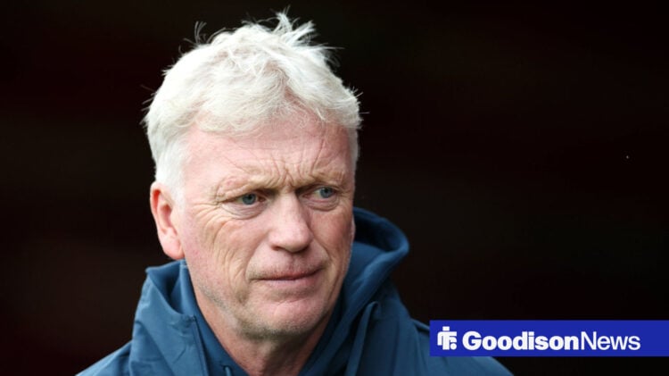 David Moyes watches on