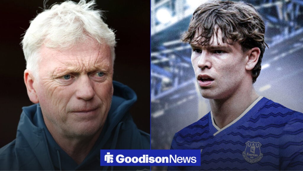 David Moyes and Tyler Dibling