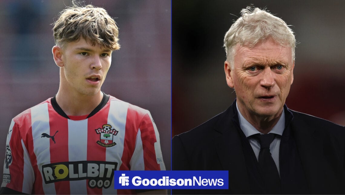 David Moyes and Tyler Dibling