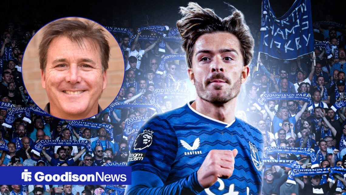 Everton owner Dan Friedkin and Jack Grealish