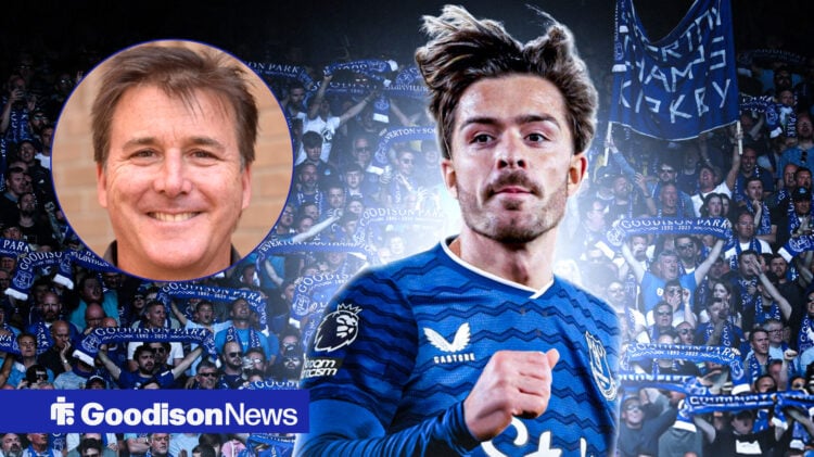 Everton owner Dan Friedkin and Jack Grealish