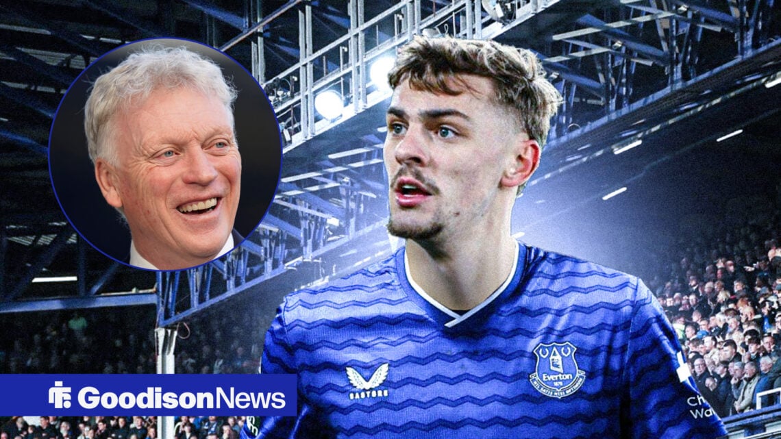 Everton manager David Moyes and Dewsbury-Hall