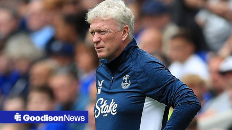 Everton boss David Moyes watching his side