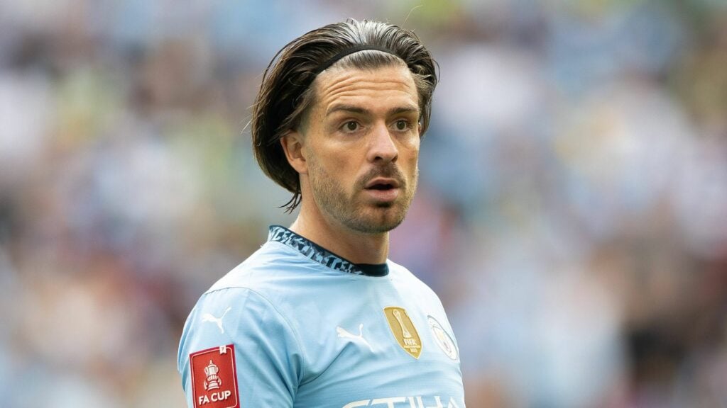 Jack Grealish in action for Manchester City