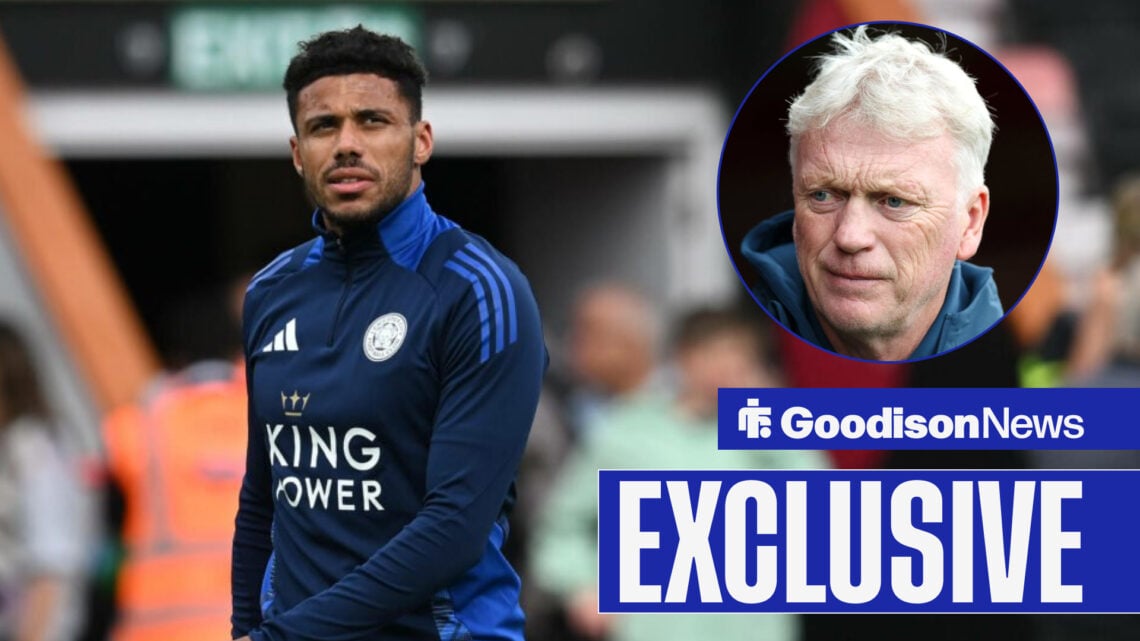 Goodison News exclusive as Everton target James Justin looks at manager David Moyes.