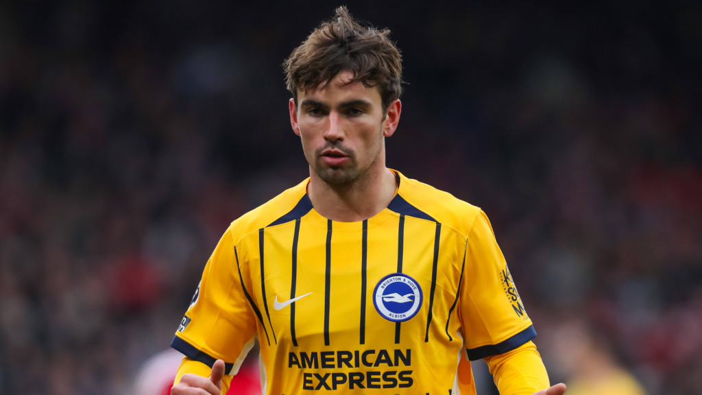 Matt O'Riley playing for Brighton