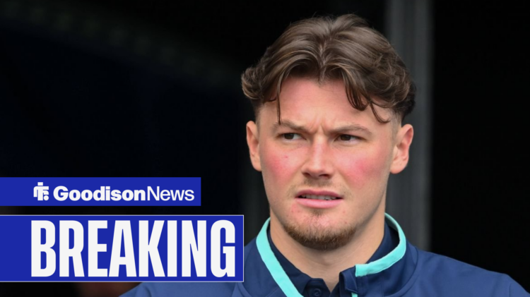 Everton star Nathan Patterson looking confused.
