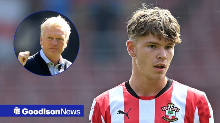 Tyler Dibling, David Moyes, Everton