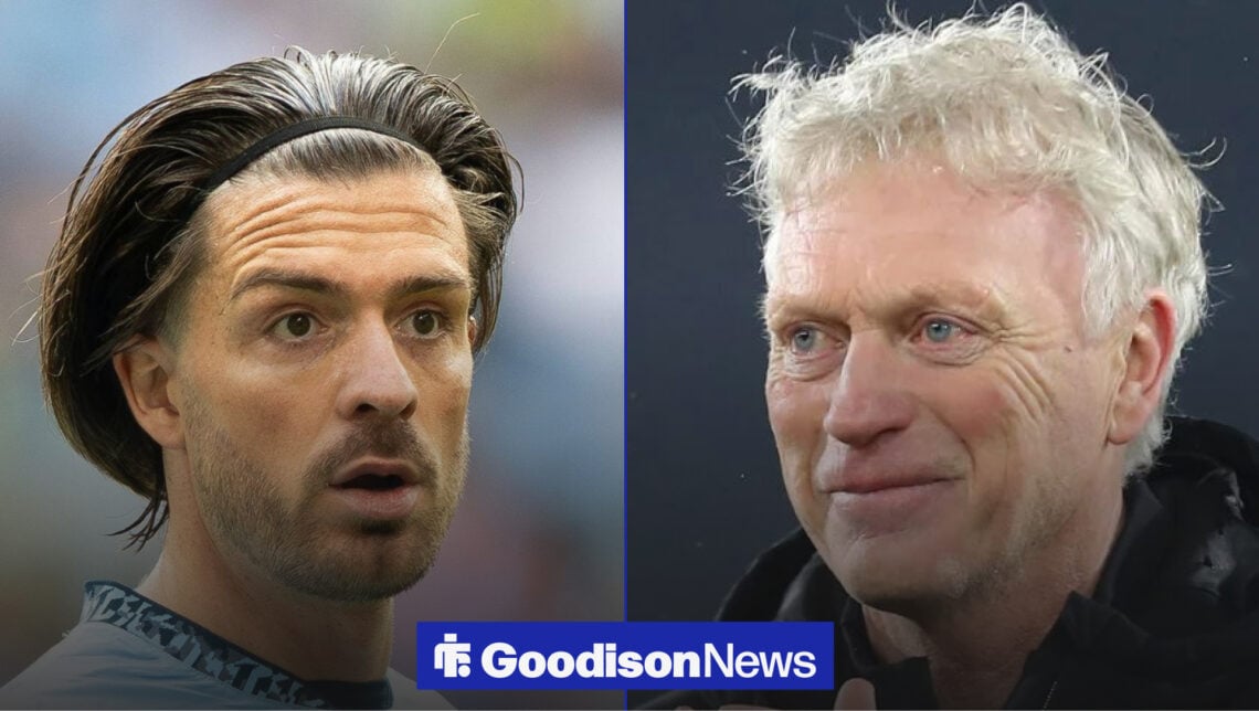 Jack Grealish and David Moyes
