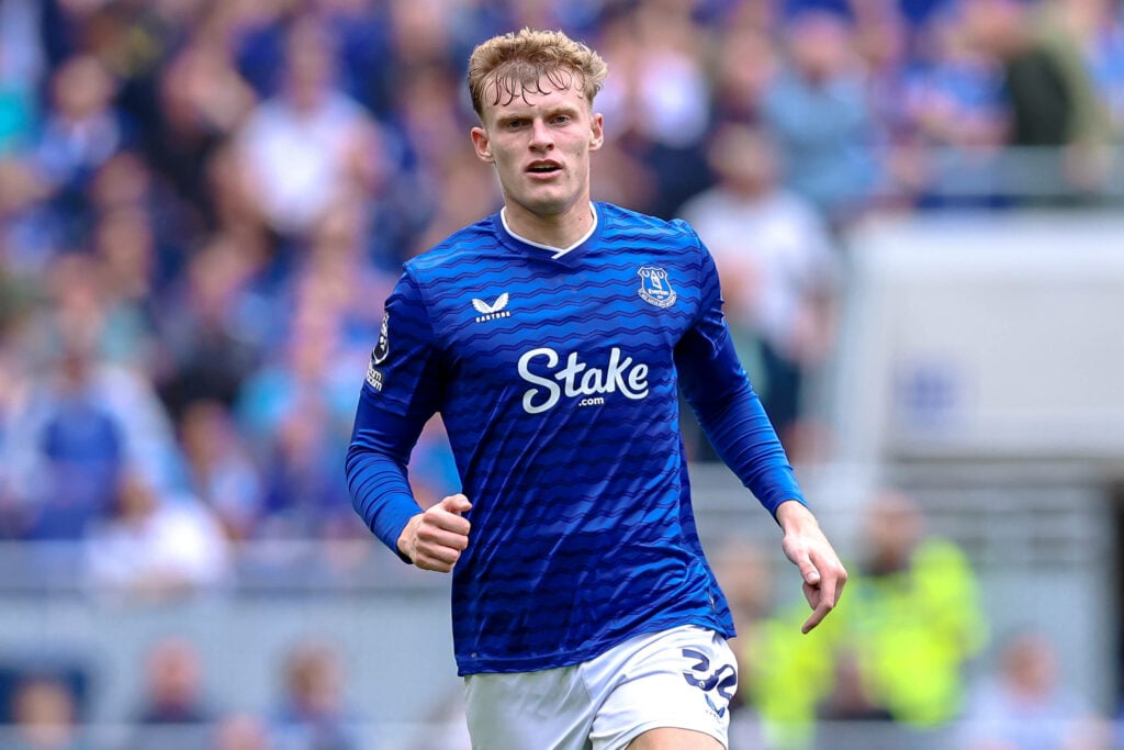 Jarrad Branthwaite in Everton FC v AS Roma, Pre-Season Friendly