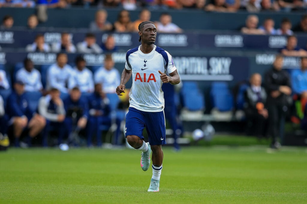 Tottenham midfielder Yves Bissouma