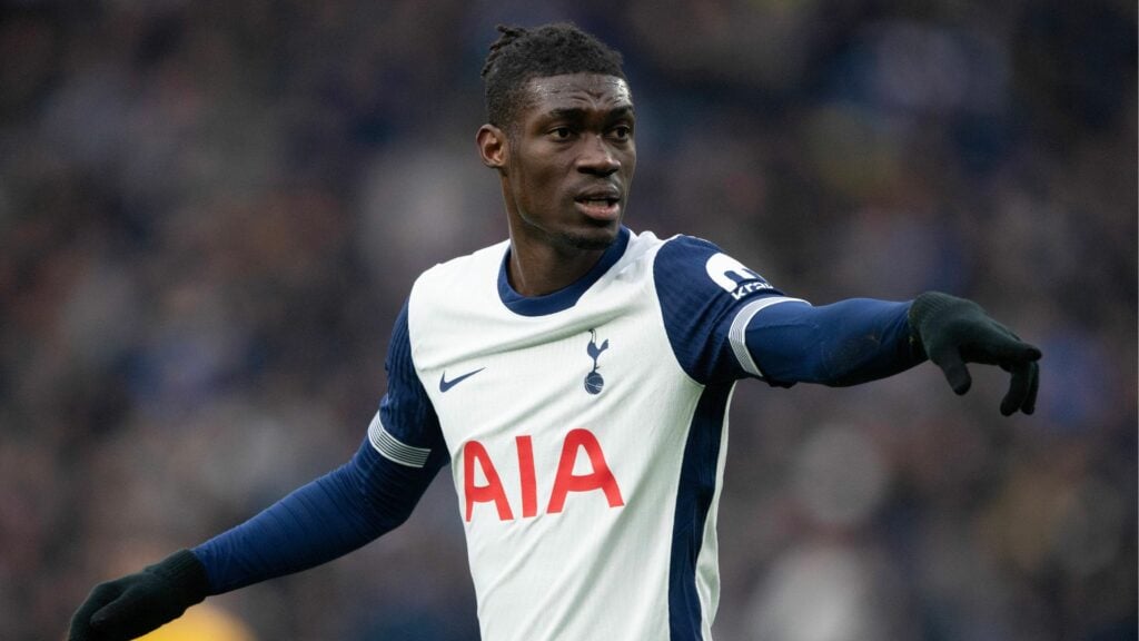 Everton-linked Tottenham midfielder Yves Bissouma.