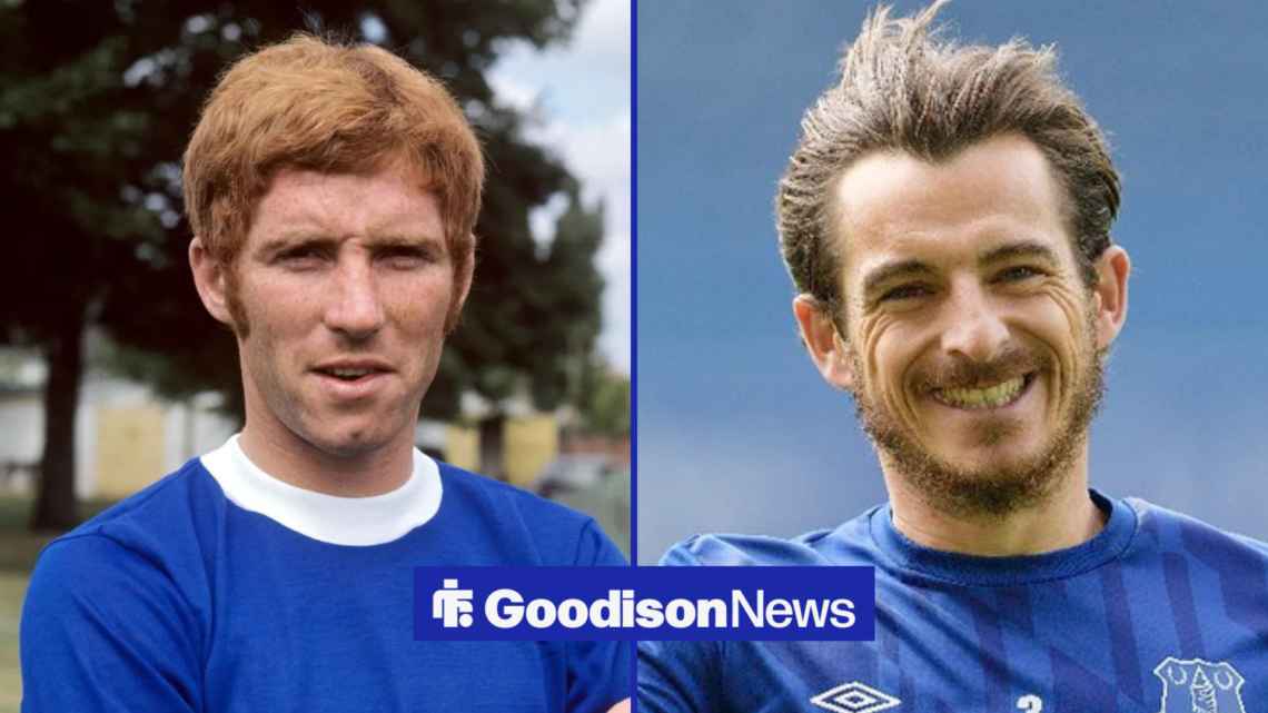Everton legends Alan Ball and Leighton Baines