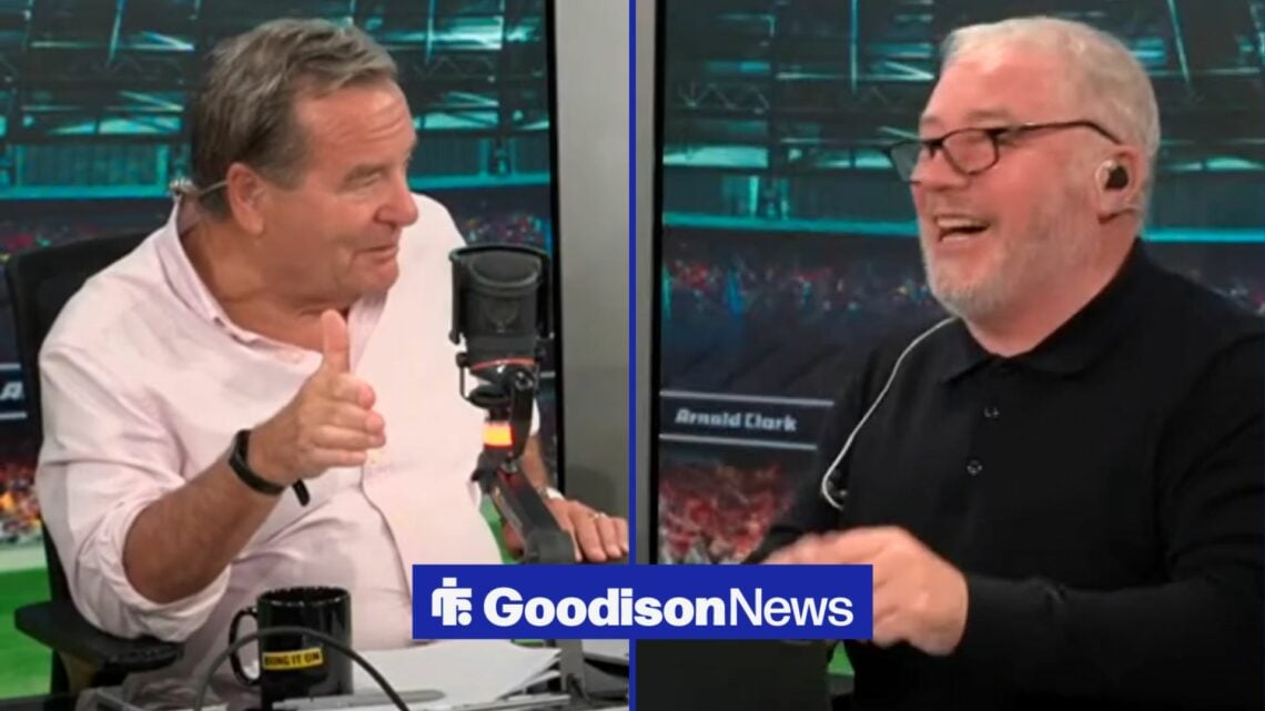 Jeff Stelling and Ally McCoist discussing on TalkSport