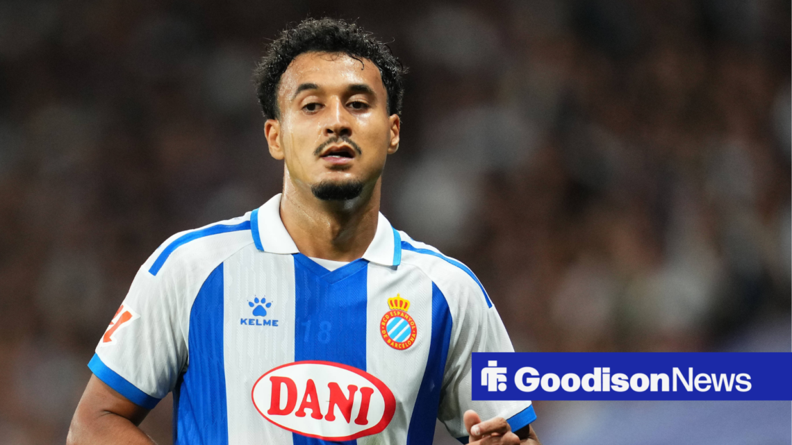 Everton target Omar El Hilali in action.