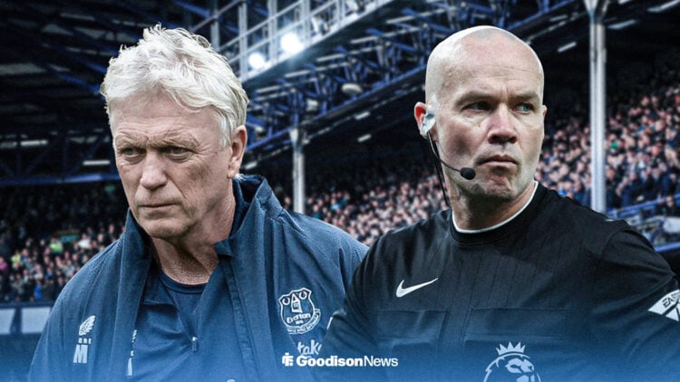 David Moyes looking angry and Paul Tierney looking moody.
