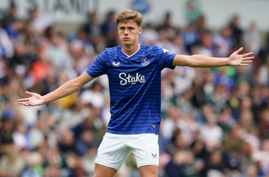 Harrison Armstrong with his arms outstretched