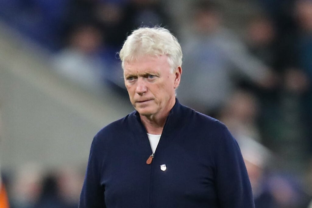 David Moyes looking unimpressed