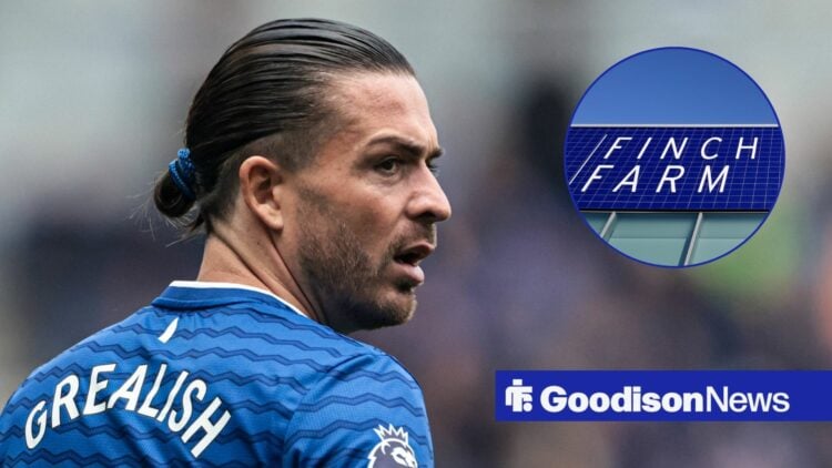 Jack Grealish looking at Finch Farm.