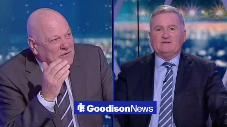 Andy Gray and Richard Keys sat alongside each other.