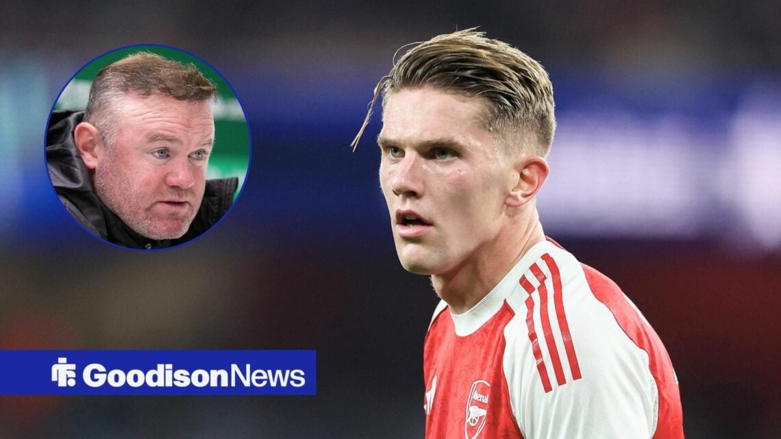 Arsenal striker Viktor Gyokeres and former Everton forward Wayne Rooney