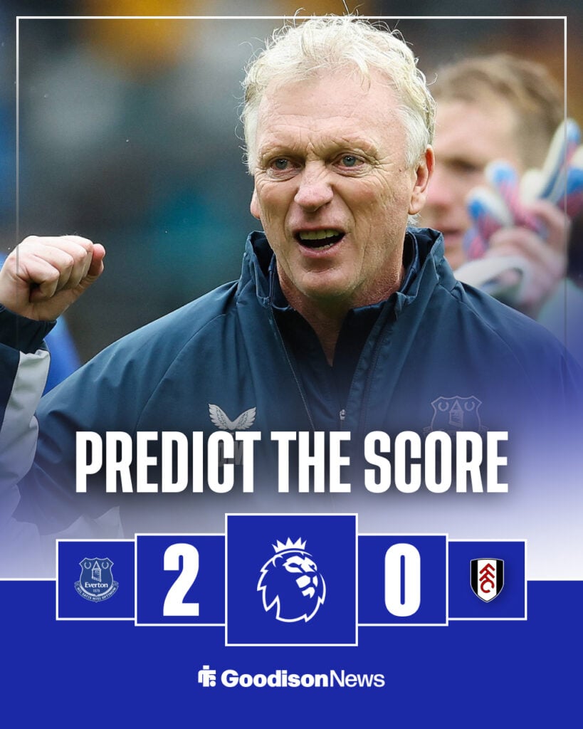 David Moyes celebrating an Everton win.