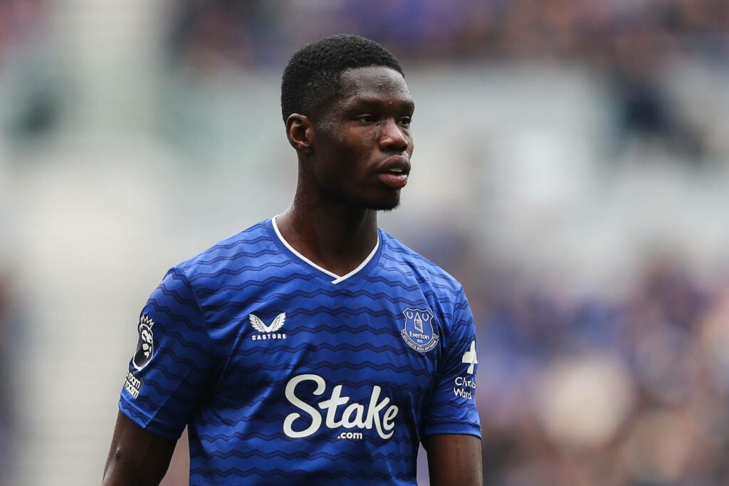 Everton striker Thierno Barry