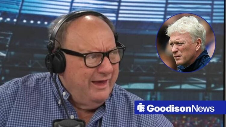 Alan Brazil next to David Moyes