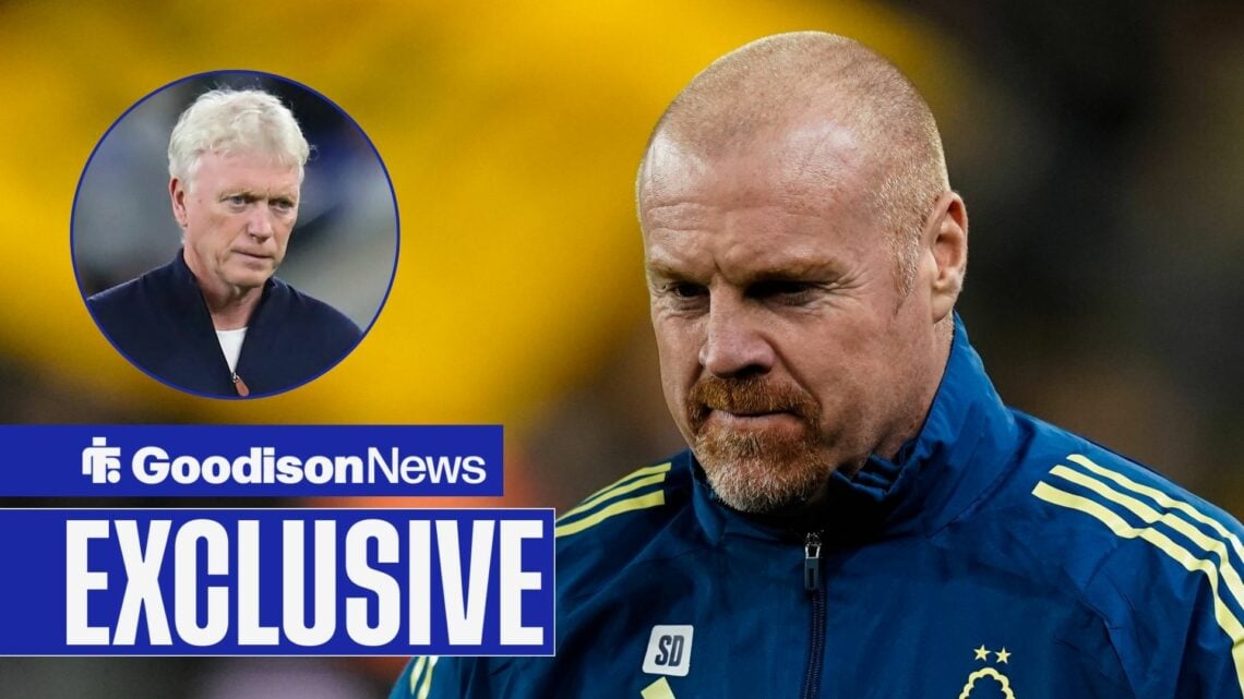 Sean Dyche next to David Moyes