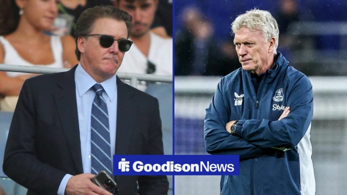 David Moyes next to Dan Friedkin