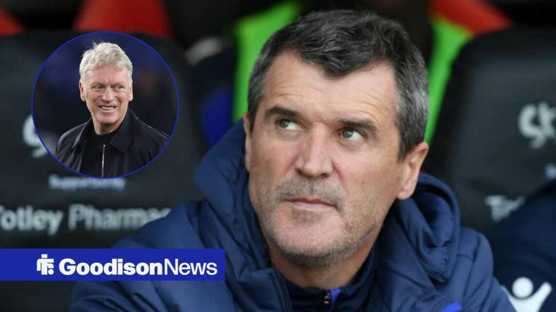 Roy Keane next to David Moyes