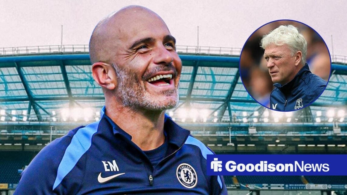 Enzo Maresca next to David Moyes