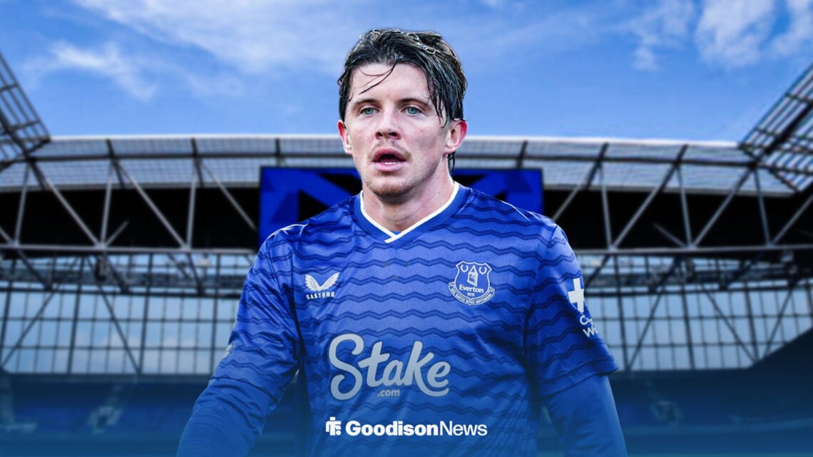 Conor Gallagher in Everton shirt