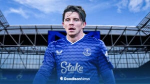 Conor Gallagher in Everton shirt