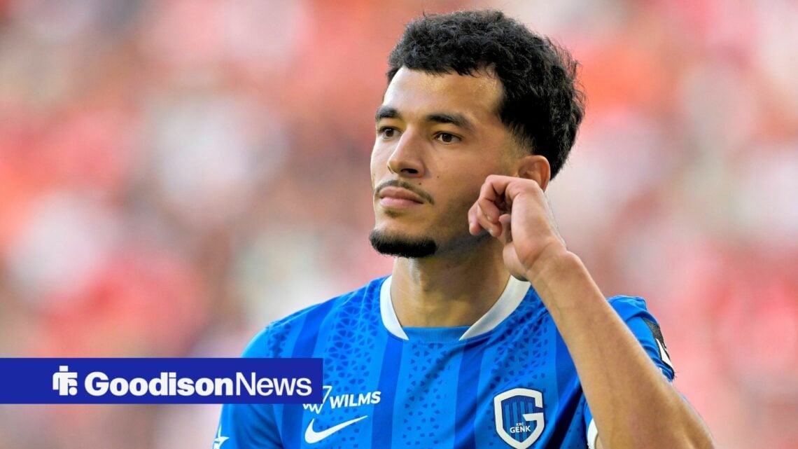 Zakaria El Ouahdi playing for Genk