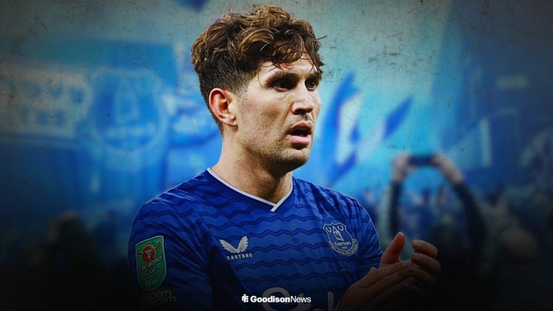 John Stones in an Everton shirt