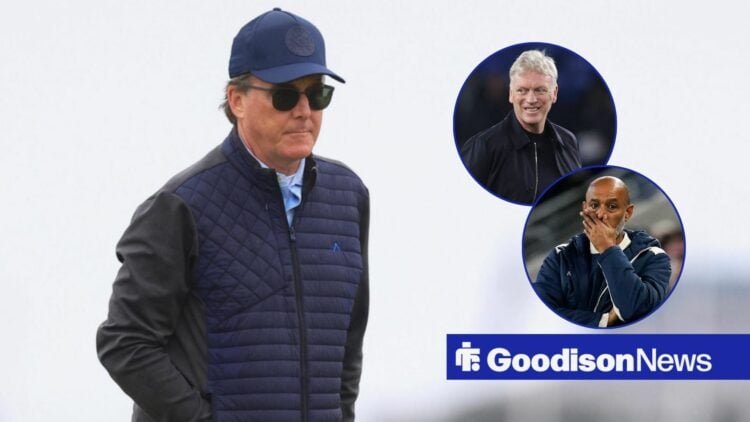 Dan Friedkin with David Moyes and Nuno Espirito Santo in frame