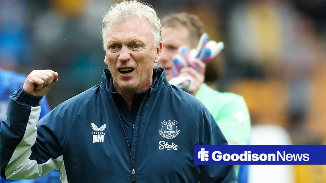 David Moyes celebrating