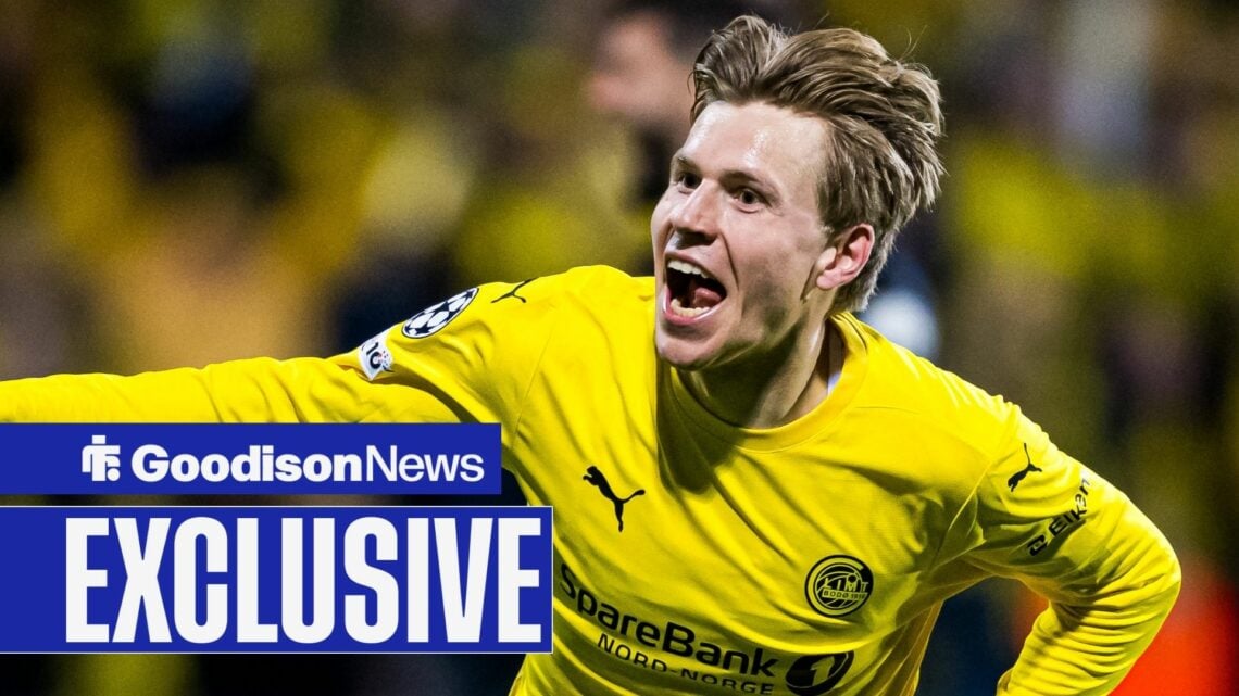 Jens Petter Hauge celebrating for Young Boys